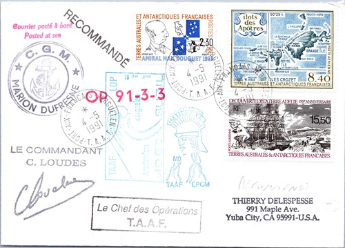 Taaf 1991 marion dufresne - taaf,