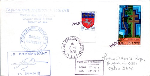 Taaf 1978 marion dufresne - taaf,