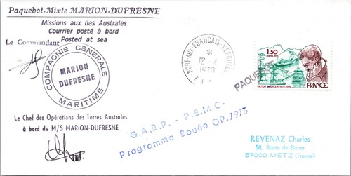 Taaf 1979 marion dufresne - 12.4.1979,