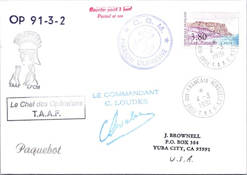Taaf 1991 marion dufresne - taaf,