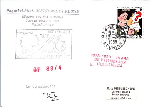 Taaf 1988 marion dufresne - taaf,