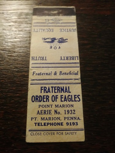 Copertina fiammiferi vintage