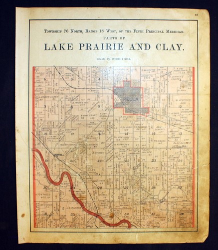 1901 plat mappa parte del - 1901,