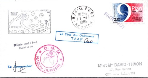Taaf 1985 marion dufresne - taaf,