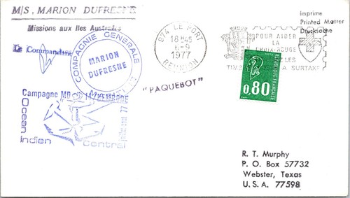 Taaf 1977 marion dufresne - marion,